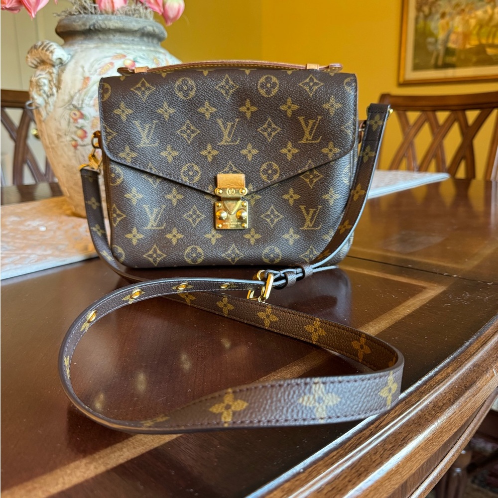 Louis Vuitton Brown Monogram Crossbody Bag